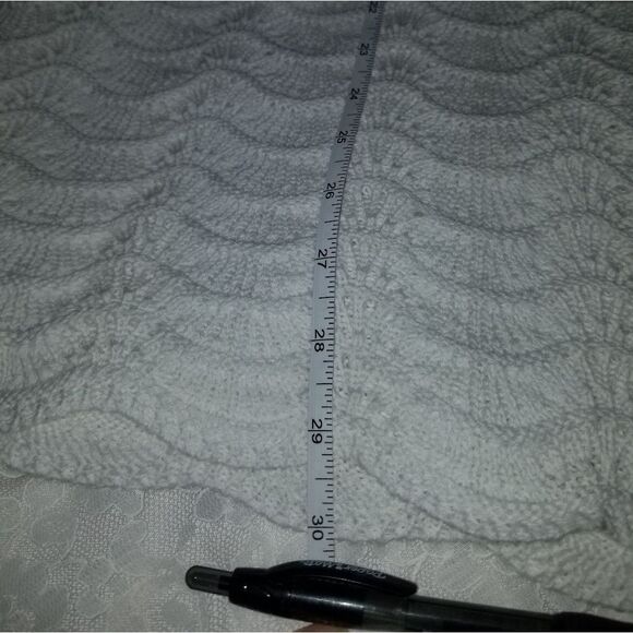 Women Mock Neck Crochet Bodycon Cover-Up Dress Small pre-owned - Picture 9 of 10